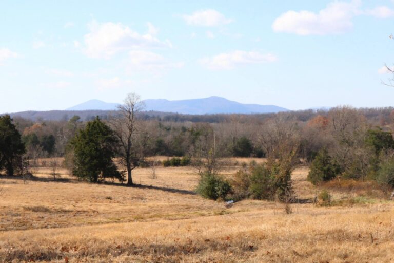 Holcomb farm with Sugarloaf Mountains in the background