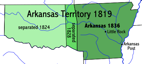 Arkansas Territory in 1819